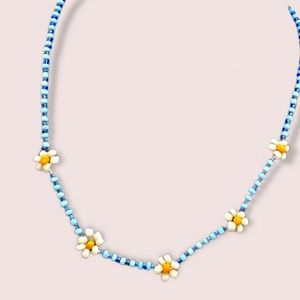 7 " Daisy Seed Bead Choker